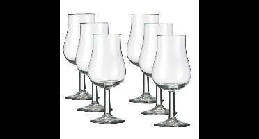 Royal Leerdam wijn proefglazen - 6x stuks - transparant - 130 ml/13cl - Wijn proeven