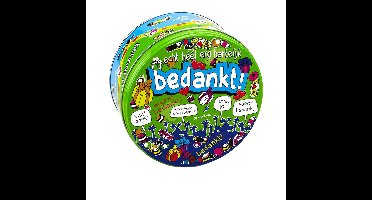 Snoeptrommel - bedankt cadeau - 14x7,5 cm - pensioen of verjaardag bewaarblik - koektrommel