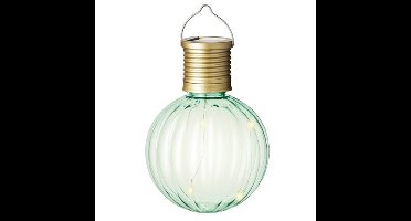 Solar lampion voor buiten - LED - groen - 11 cm - buitenverlichting