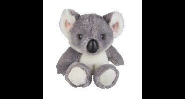 Speelgoed artikelen koala knuffelbeest grijs 18 cm
