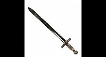 Speelgoed ridder verkleed zwaard goud/zilver 63 cm