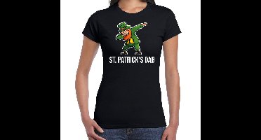 St. Patricks dab / St. Patricks day t-shirt / kostuum zwart dames