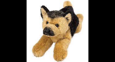 Suki Gifts Knuffel Duitse herders hond - 30 cm - Speelgoed knuffelbeesten - pluche