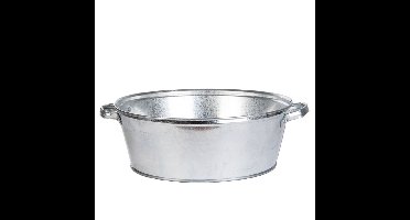 Teil - zink - zilverkleurig - 9 l - 36 x 14 cm - Koelemmers - Bloembakken