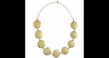 Verkleed ketting goud - Romeinse stijl - Julius Caesar - kunststof - volwassenen