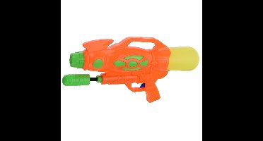 Waterpistolen/waterpistool oranje van 47 cm met pomp kinderspeelgoed
