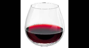 Wijnglazen - 6x stuks - zonder voet voor rode wijn - 590 ml