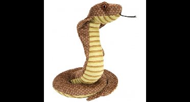Wild Repbulic Knuffel slang - cobra - 30 cm - pluche - knuffeldier