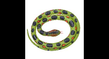 Wild Republic Anaconda slang - Rubberen Slang - 117 cm - Halloween enge dieren