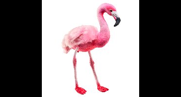 Wild Republic flamingo knuffel - vogel - roze - pluche - 40 cm - tropische vogel