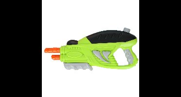 1x Waterpistool/waterpistolen 42 cm groen 350 ml