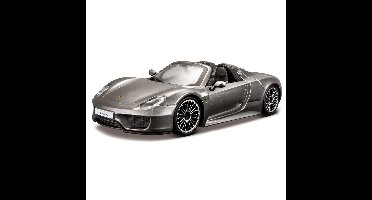 Bburago Modelauto Porsche 918 Spyder - schaal 1:24