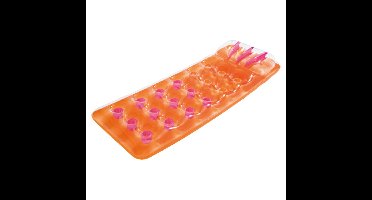Bestway Luchtbed - oranje - met hoofdkussen - 188 cm - luchtmatras