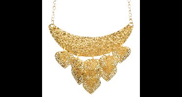Boland Carnaval/verkleed accessoires 1001 nacht/buikdanseres sieraden - ketting - goud - kunststof