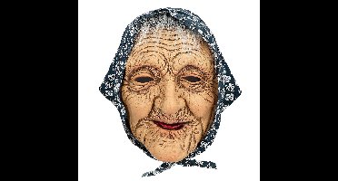 Boland Oude vrouw verkleedmasker - latex - volwassenen - bejaarde