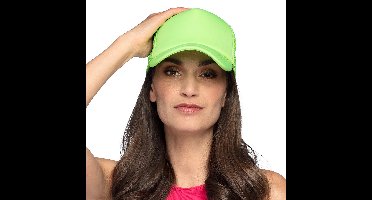 Boland pet neon - groen - volwassenen - 80/90s - uv blacklight