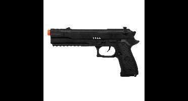 Boland politie verkleed wapen - zwart - kunststof - 27 cm