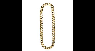 Boland Verkleed accessoires gangster/pimp sieraden - gouden ketting