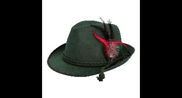 Boland Verkleed hoedje voor Oktoberfest/Duits/Tiroler - groen