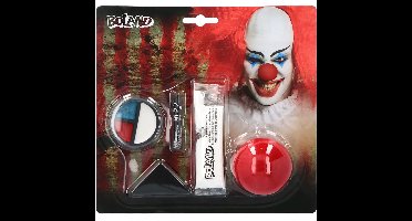 Boland Verkleed Schminkset Horror Clown - Carnaval/Halloween