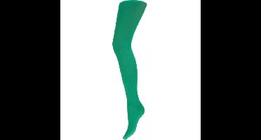 Carnaval verkleed panty voor dames - groen - 60 denier - microfibre - kousen