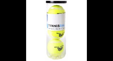 Engelhart Tennisballen - 3x stuks - in koker - Tennissen - geel