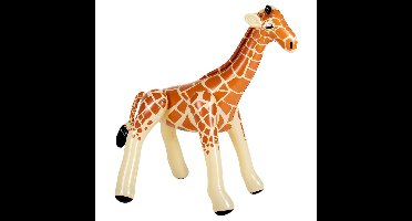 Folat Opblaasbare giraffe - 74 x 65 cm - opblaas decoratie