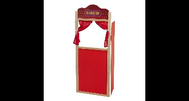 Free & Easy Speelgoed poppenkast - hout - poppen theater