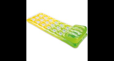 Intex opblaasbaar luchtbed - groen - 188 x 71cm - water/zwembad