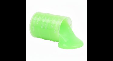 JohnToy Speelslijm - groen - 1x 150 ml - speelgoed slijm - 5,5x8 cm