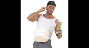 Nep bierbuik kussen - 1x - beige - kussenconstructie - buik