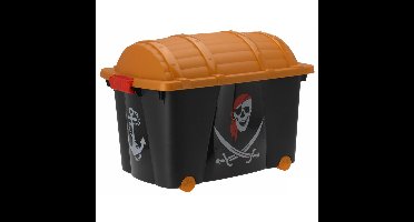 Piraten kist Kinderkamer - 60 x 40 x 42 cm - piraat - kunststof