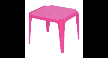 Pro Garden Kindertafel - kunststof - roze - 56 x 51 x 44 cm