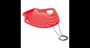 Prosperplast Sneeuw slee met trekkoord - rood - 78 cm