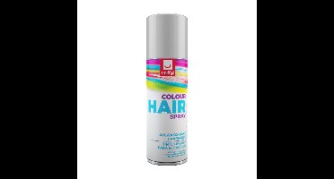 Smiffys carnaval haarverf - wit - spuitbus - 125 ml - haarspray