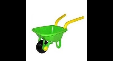 Speelgoed kruiwagen kunststof groen 25 x 66 cm