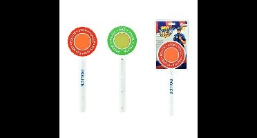 Speelgoed stopbord politie met licht