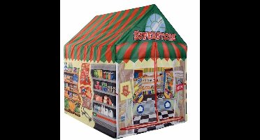 Speeltent/speelhuis supermarkt - speelgoed huisje - 72 x 95 x 102 cm