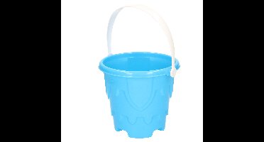 T&F Creations Zandkasteel Emmer - blauw - 18 x 16 cm - strandemmer