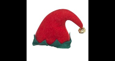 Verkleed haarband Mini elfenmuts - diadeem - vilt - kerst accessoires