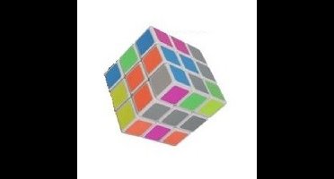 Voordelig kubus spelletje 6 cm