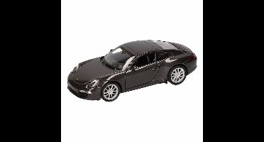 Welly Porsche modelauto - 911 Carrera S - zwart - speelgoedauto - 1:36