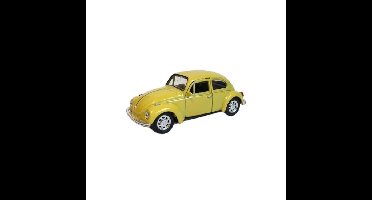 Welly Volkswagen Kever speelgoedauto - geel - modelauto