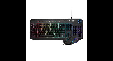 Complete Gaming PC Setup - 27" 144Hz Gaming Monitor, - Mechanical Keyboard (Blue Switches) en -Muis - Ryzen 5 6-Core - RTX 5050 8GB - 16GB - 1TB M.2 SSD - Athena Elite E1