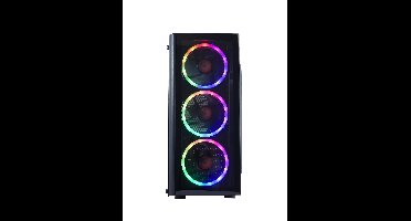 Complete Ryzen 5 Budget Game PC Setup met 24" Gaming Monitor, -Toetsenbord en -Muis - 1TB SSD - 16GB RAM - Win11