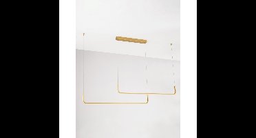 Lyora Strakke hanglampStrita goud dubbel 3000K - 9006089