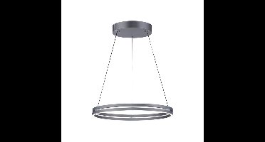 Paul Neuhaus Strakke hanglampPure E-Loop grijs Ø 70cm - 2551-15