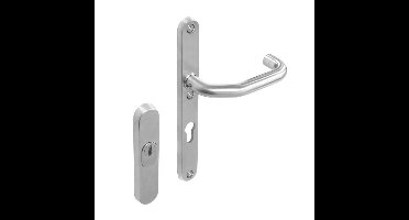 Intersteel VoordeurbeslagVurano kerntrekbeveiliging smal PC 72mm RVS - 35.398.336