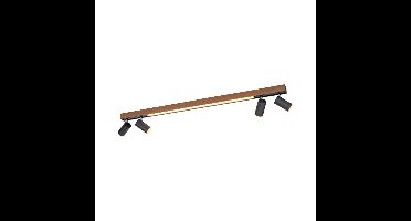 Paul Neuhaus Strakke plafondlampPure Lines Spot hout - 6121-79