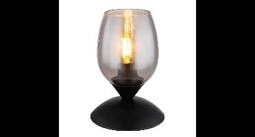 Globo TafellampKuwaita zwart met smoke glas - 24007S